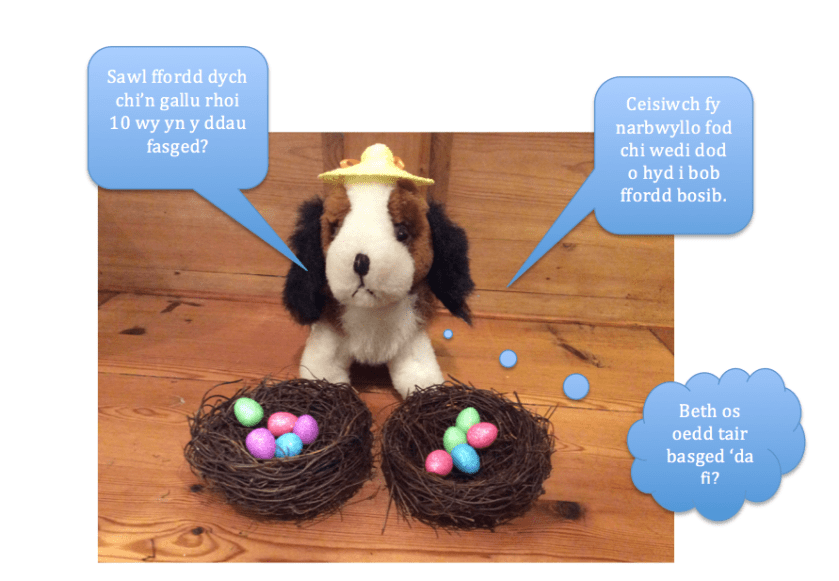 eggs in basket Welsh