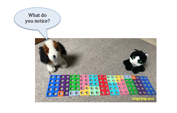 Numicon pairs to 10 pattern