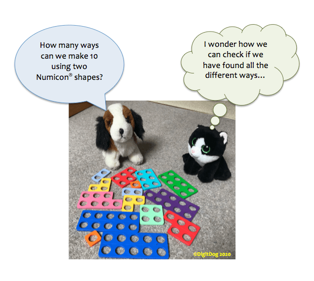 Numicon pairs to 10